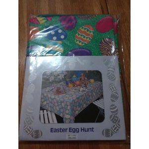 New in package vintage Bardwil Linens fun color Easter egg 60x102 tablecloth